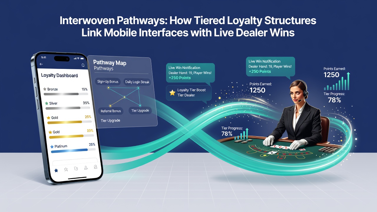 Mobile Apps und Live-Dealer-Sitzungen werden über Treueebenen mit progressiven Jackpots verbunden
