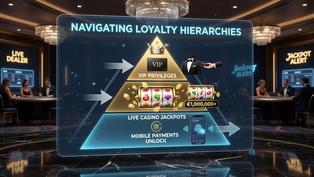 VIP-Privilegien und mobile Jackpot-Anzeigen auf Tablet- und Smartphone-Displays