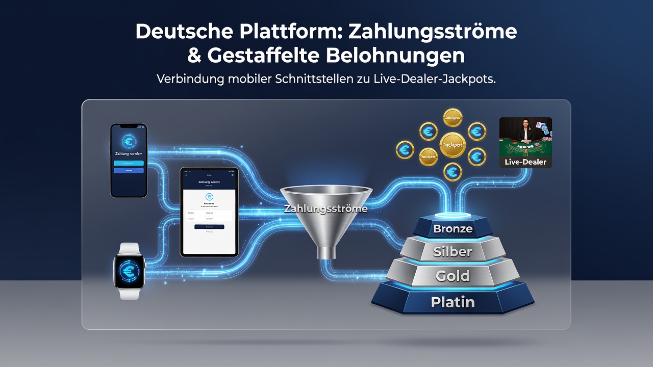 Live-Dealer-Jackpots und mobile Schnittstellen mit gestaffelten Belohnungen