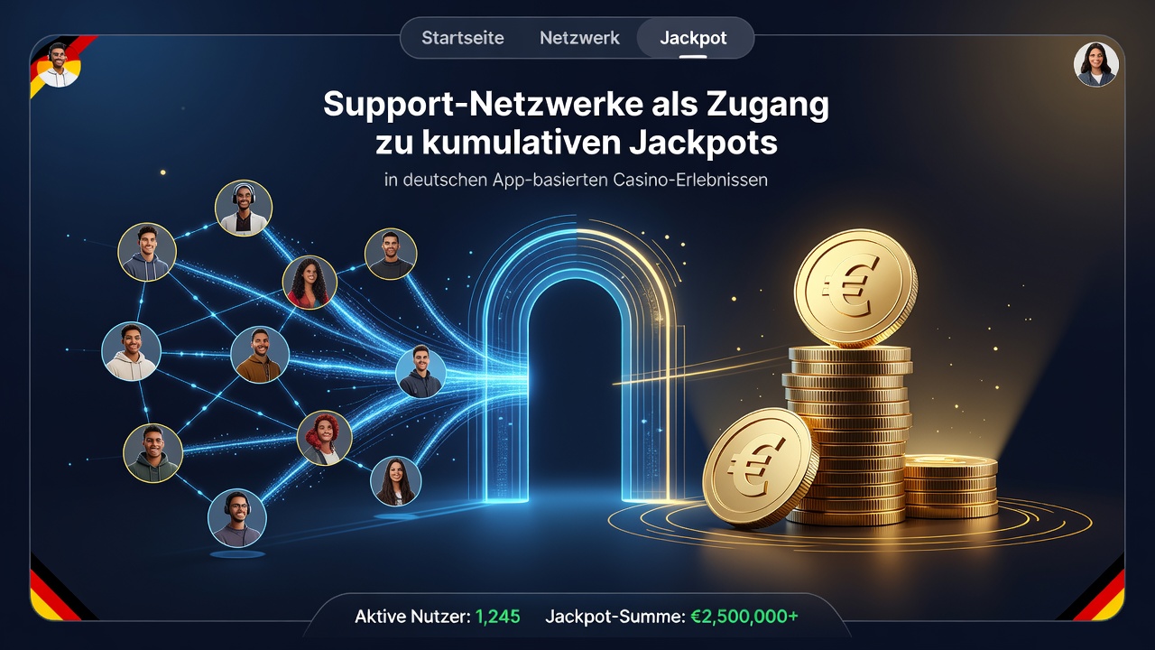 Darstellung von Support-Interaktionen in deutschen Casino-Apps mit Fokus auf Jackpot-Aktivierung