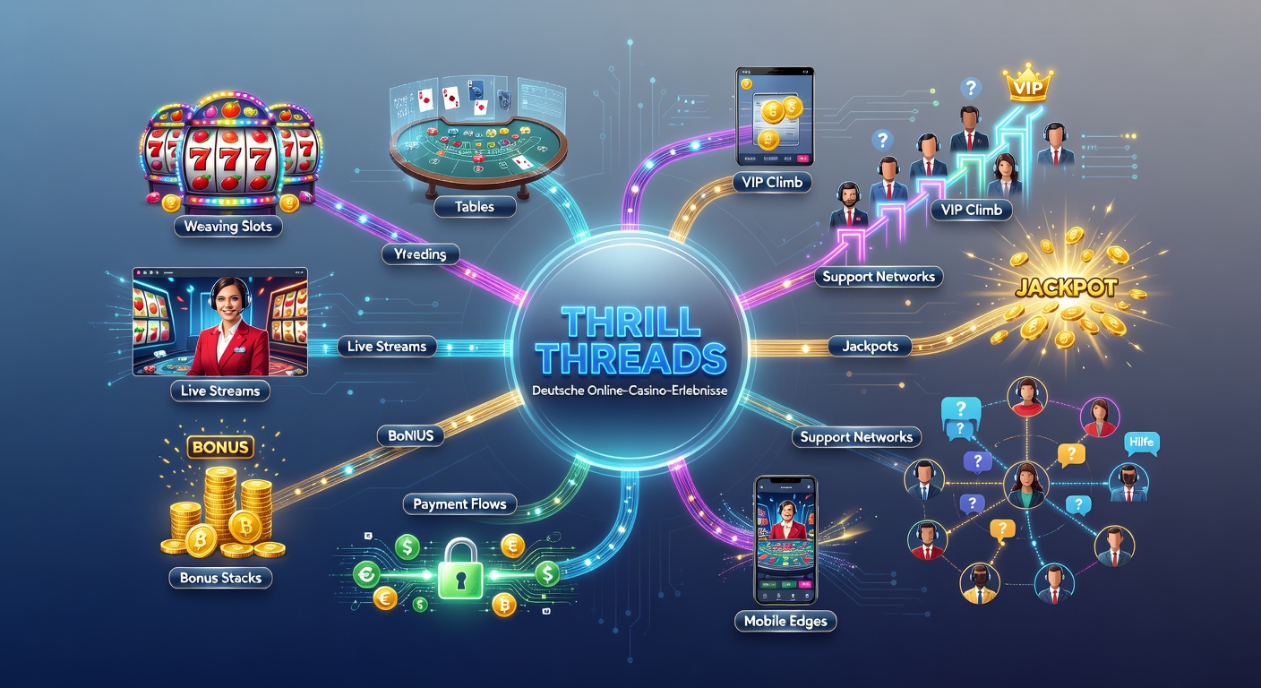 Dynamische Szene mit Slots, Live-Tischen und Jackpot-Anzeigen in einem modernen Online-Casino-Interface